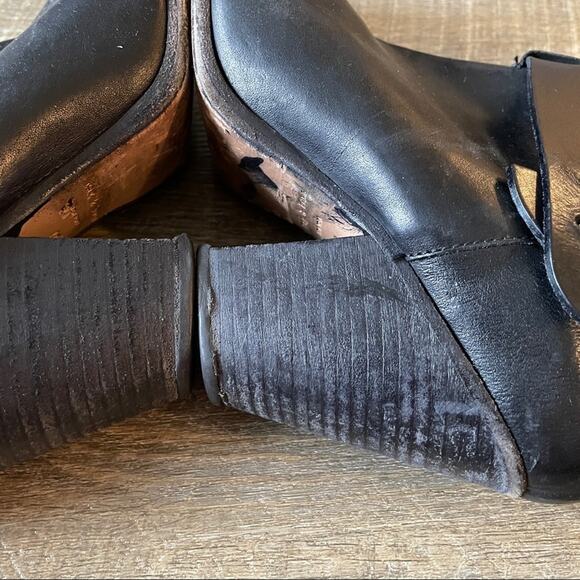 Rag & Bone Harrow Black Leather Ankle Boots Sz 40 - Picture 13 of 16
